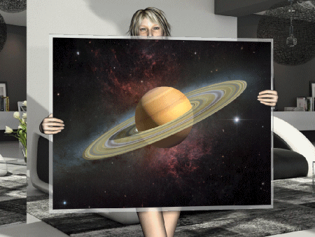 Lenticular-Saturn